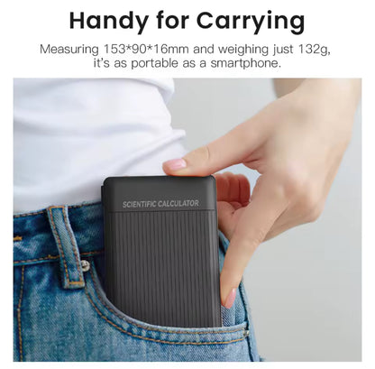 Scientific Foldable Calculator  2 in 1 with drawing screen, 6 inches, LCD Screen, 82MS and 240 functions for university students and professors