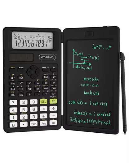 Scientific Foldable Calculator  2 in 1 with drawing screen, 6 inches, LCD Screen, 82MS and 240 functions for university students and professors