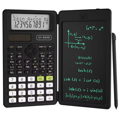Scientific Foldable Calculator  2 in 1 with drawing screen, 6 inches, LCD Screen, 82MS and 240 functions for university students and professors